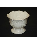Belleek Ireland Celtic Wolfhound Tower Vase Collectors Society Red Makers Mark - $34.64