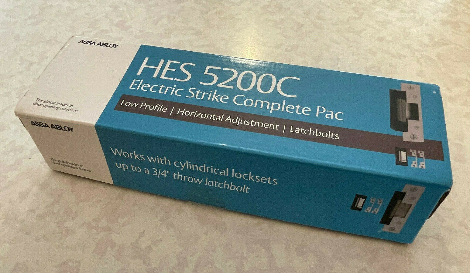 ASSA ABLOY HES 5200C-12D/24D-LBM Electric Strike w/Faceplate ...