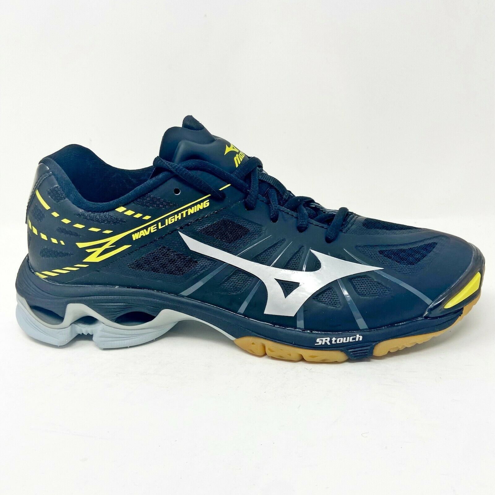 Mizuno Wave Lightning Z Black Silver Yellow Indoor Womens Volleyball Shoes