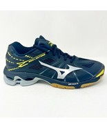 Mizuno Wave Lightning Z Black Silver Yellow Indoor Womens Volleyball Shoes - $59.95