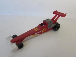 Vintage Diecast Mattel Hot Wheels 1993 Mcdonald's Dragster Red H2B - $3.42