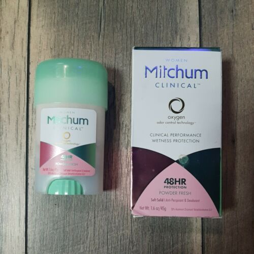 Primary image for Mitchum Women Clinical Soft Solid Antiperspirant Deodorant Powder Fresh SEALED