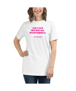 Vegan Feminist Unisex Organic T-Shirt Eco Friendly Men and Women Sustain... - $31.68+