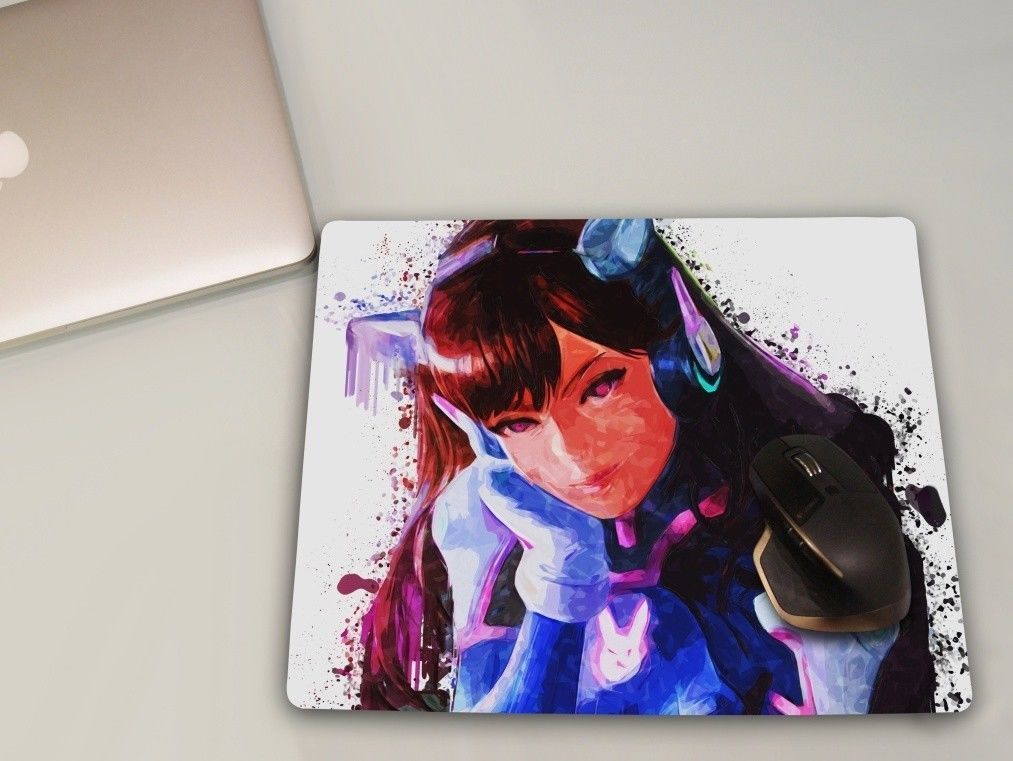 Dva Overwatch Mouse pad Large Gaming Mousepad 38x48cm Keyboard Desk at A198 Mouse Pads, Mats