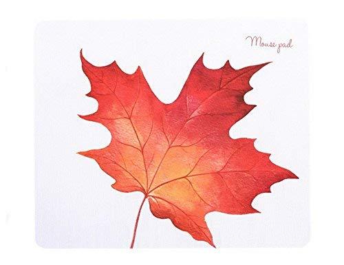 Primary image for Fashion Creative Home Office Mouse Pad, White Bottom And Red Leaf