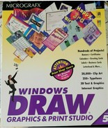 WINDOWS DRAW GRAPHICS &amp;PRINT STUDIO VERSION 5 - $75.00