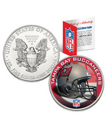 TAMPA BAY BUCS 1 Oz American Silver Eagle $1 US Coin Colorized NFL LICENSED - $49.45