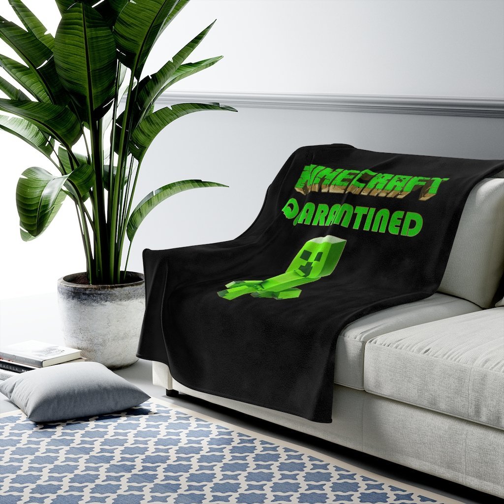 Quarantined Minecraft Throw Blankets Unspeakable Minecraft