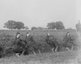 French dragoons seeking cover on the battlefield 1914 World War I 8x10 P... - $8.81