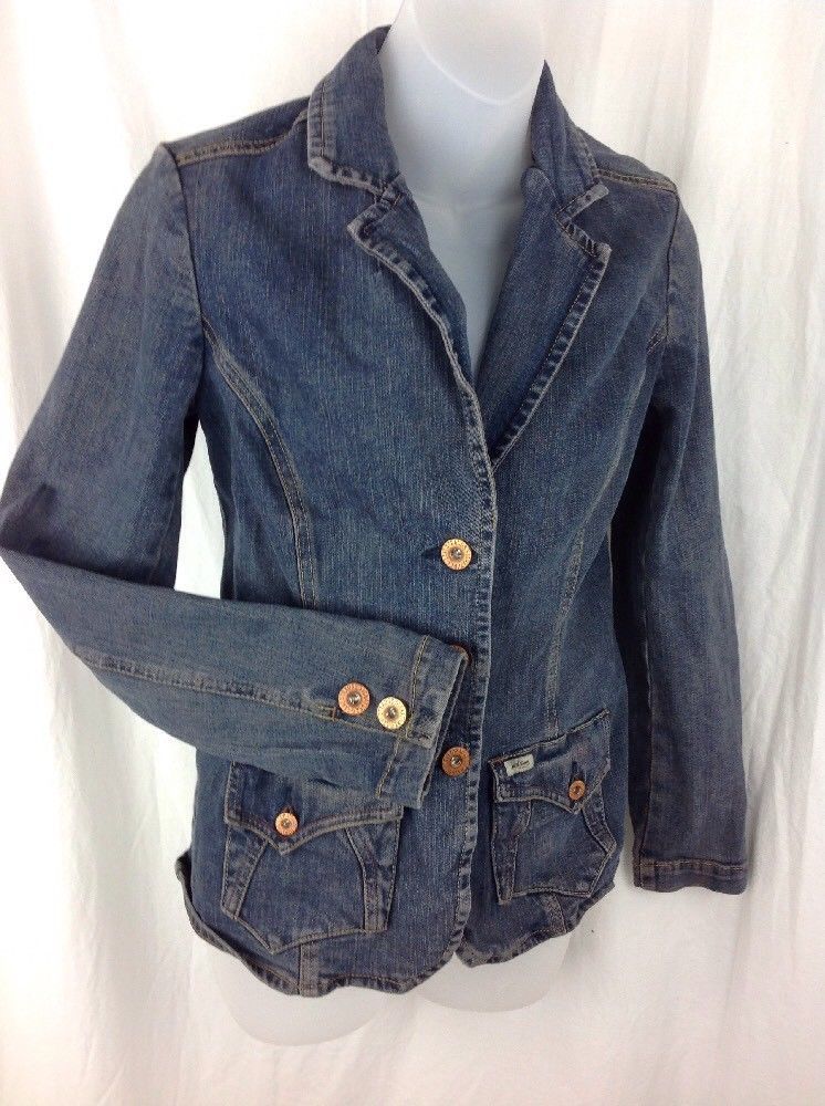 levi blue jean jacket womens