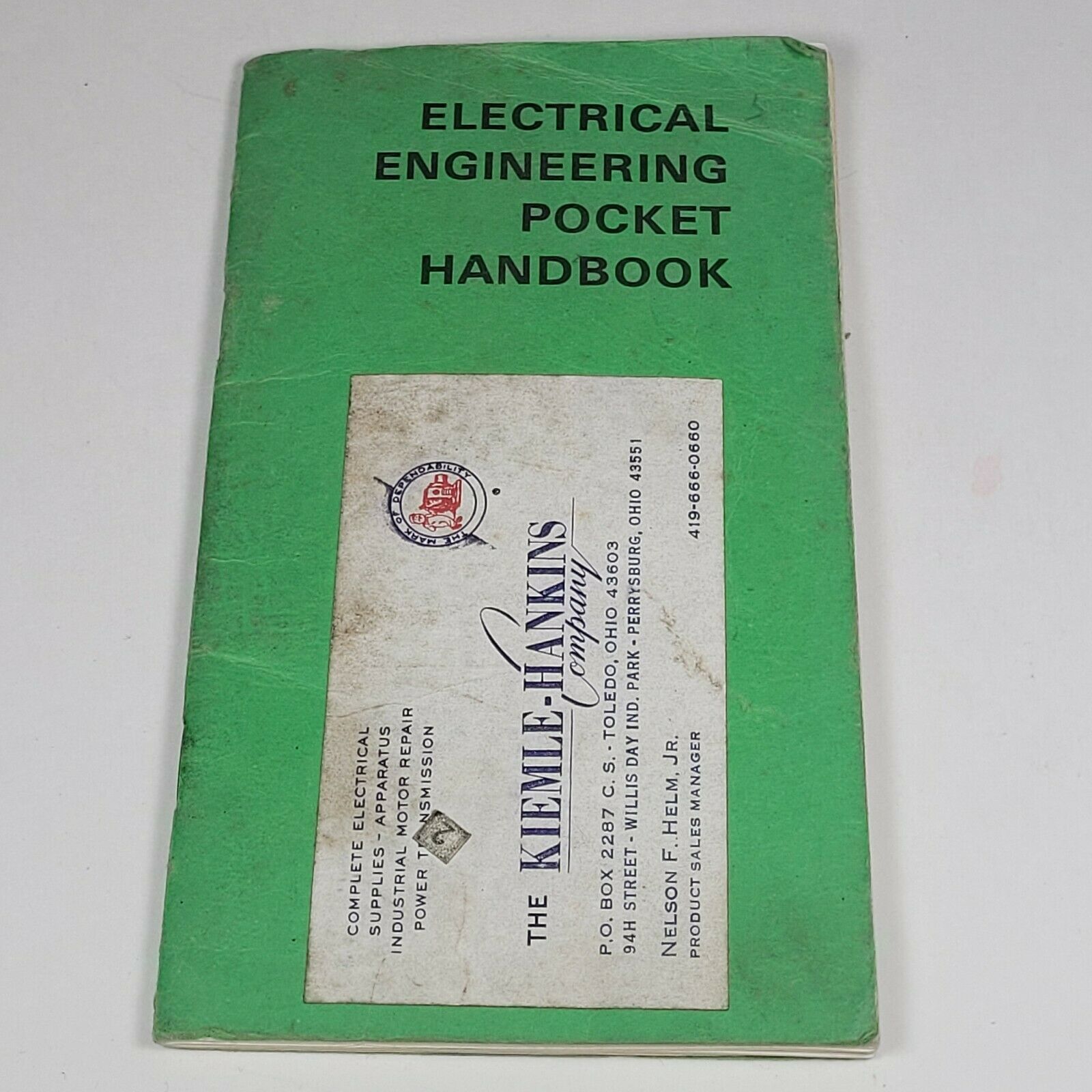 Vintage - Electrical Engineering Pocket Handbook - EASA - Made in USA ...