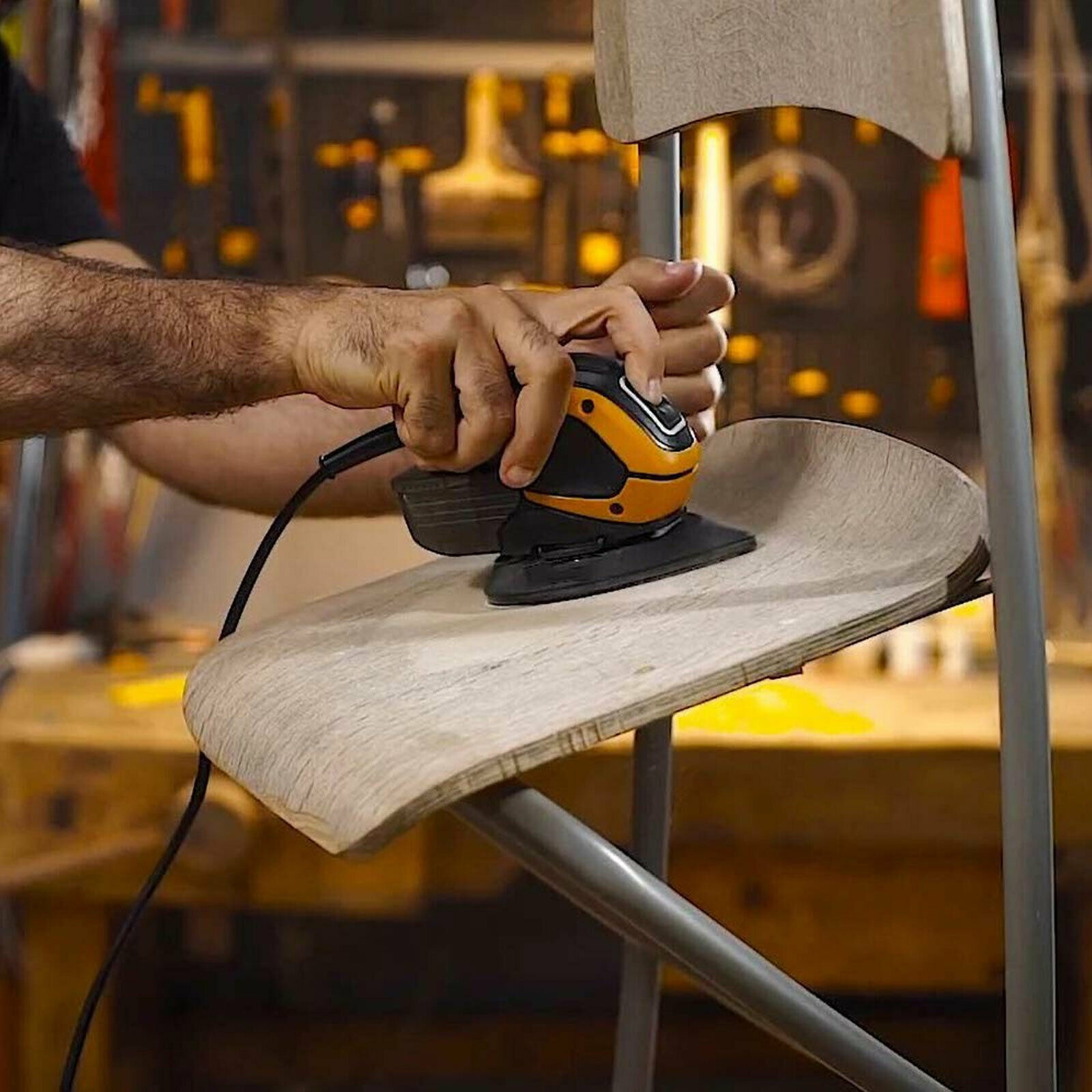 3PCS 80mm Universal Triangular Flat Sanding Pad Disc Sander Head Pad