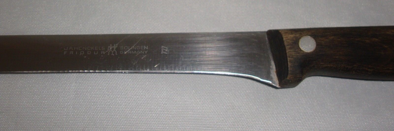 Vintage Knife J.A.Henckels Friodur Solingen Germany 727 10" Blade