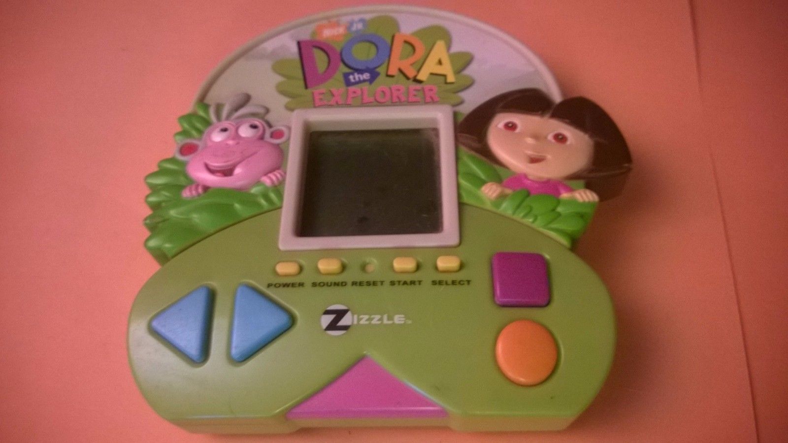 Dora The Explorer Electronic Handheld Game Zizzle 2006 Travel LCD ...