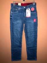 NWT Levi’s 514 Boys Straight Jeans Stretch Regular Fit Through Thigh Blue 14 Reg - $23.99