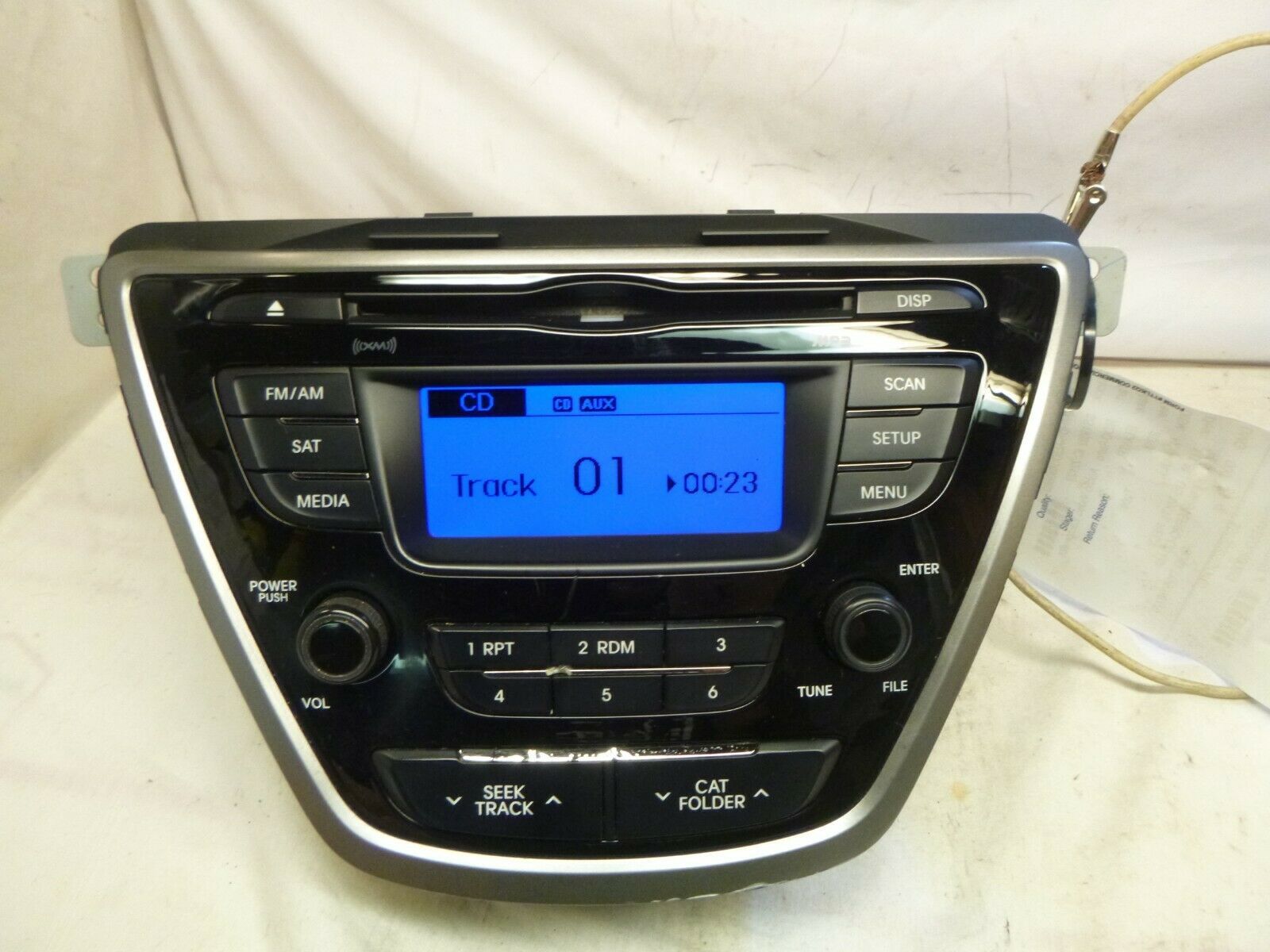 11 12 13 Hyundai Elantra Radio Cd MP3 XM and 50 similar items