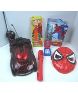 Marvel Spiderman Lot of 6 Remote control car Mask Puzzle Pez Cellphone L... - $23.38