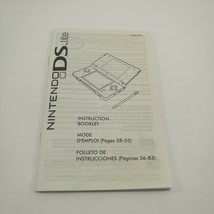 Nintendo DS lite instruction Booklet  Manual - $5.75