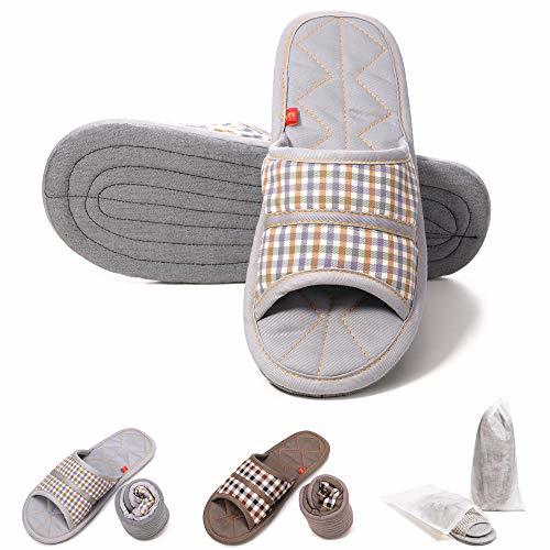 DESNC02 Men/Women Quiet Indoor Slippers Washable Home Comfy&Light Open