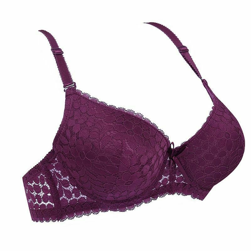 Bra Push Up Sexy Women Lace Lingerie Underwear Thick Padded Brassiere A