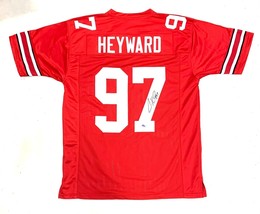 CAM HEYWARD SIGNED AUTOGRAPHED CUSTOM COLLEGE STYLE JERSEY BECKETT COA image 1