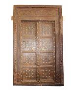 Mogul Interior Antique Huge Indian Carved Door Teak Wood Solid Wooden Do... - £5,274.77 GBP