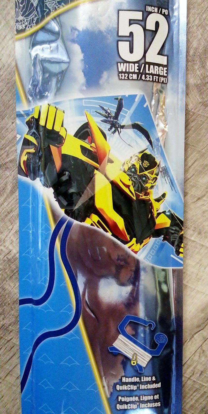 XKites SkyDelta 52 52" Transformers Bumblebee Kite New! Kites