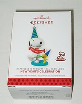 Hallmark Happiness is Peanuts All Year Long New Year&#39;s Celebration Ornament - $14.80
