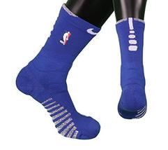 Men's NBA Authentics Nike Detroit Pistons Basketball Team Issued Crew Socks (Blu - $34.60