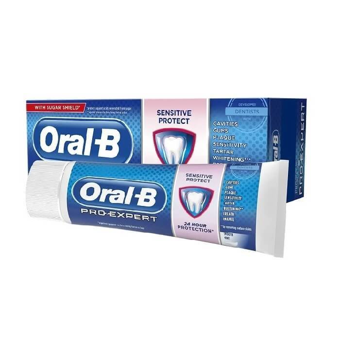 3 x Oral-B Pro-Expert Sensitive Whitening Toothpaste 75 ml