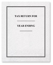 Income Tax Return Folder - 9 x 12  - $57.00