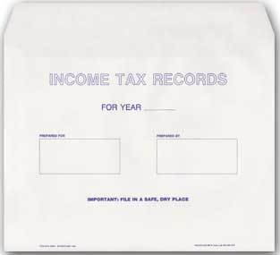 Tax Record & Receipt Envelope - 50 Count - $49.00