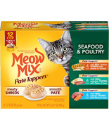 Meow Mix Simple Servings Wet Cat Food Food - Poultry, Pack of 12 - $15.73