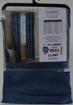 VCNY Home 27 Inch W X 84 Inch L Jacquard Blue Moonlight Rod Pocket 2 Count Panel image 2