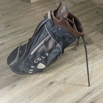 Vintage Nike Golf Stand Bag Izzo Dual Strap Carry Golf Bag Black - EXCEL... - $113.85
