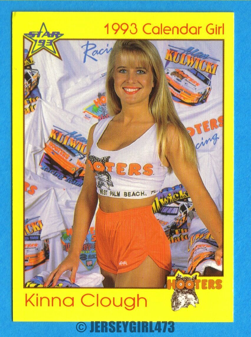 Kinna Clough 1993 Hooters Calendar Girl Card 89 Other