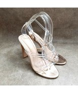 Fashion Nova Womens Ella  Size 7 Rosegold  Strappy 4.5&quot; Heels - $21.99