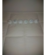 6 Pinnacle Golf balls #4 with logos of various courses Never hit - $24.30