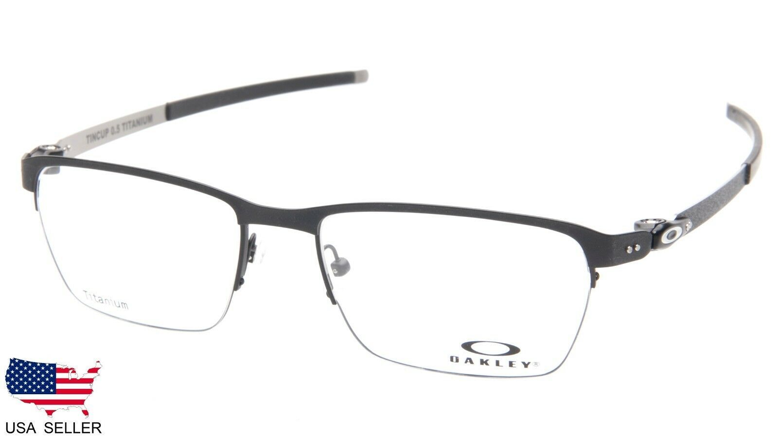 NEW OAKLEY TINCUP 0.5 OX5099-0153 POWDER COAL EYEGLASSES GLASSES 53-18 ...