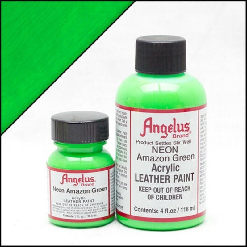 angelus neon acrylic leather paint