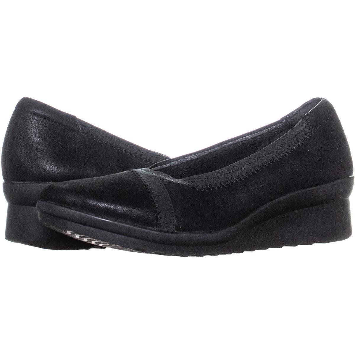 clarks women's caddell yale wedge pump