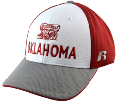 Oklahoma Sooners NCAA Russell Athletic Red & White Team Logo Snapback Hat - $18.99