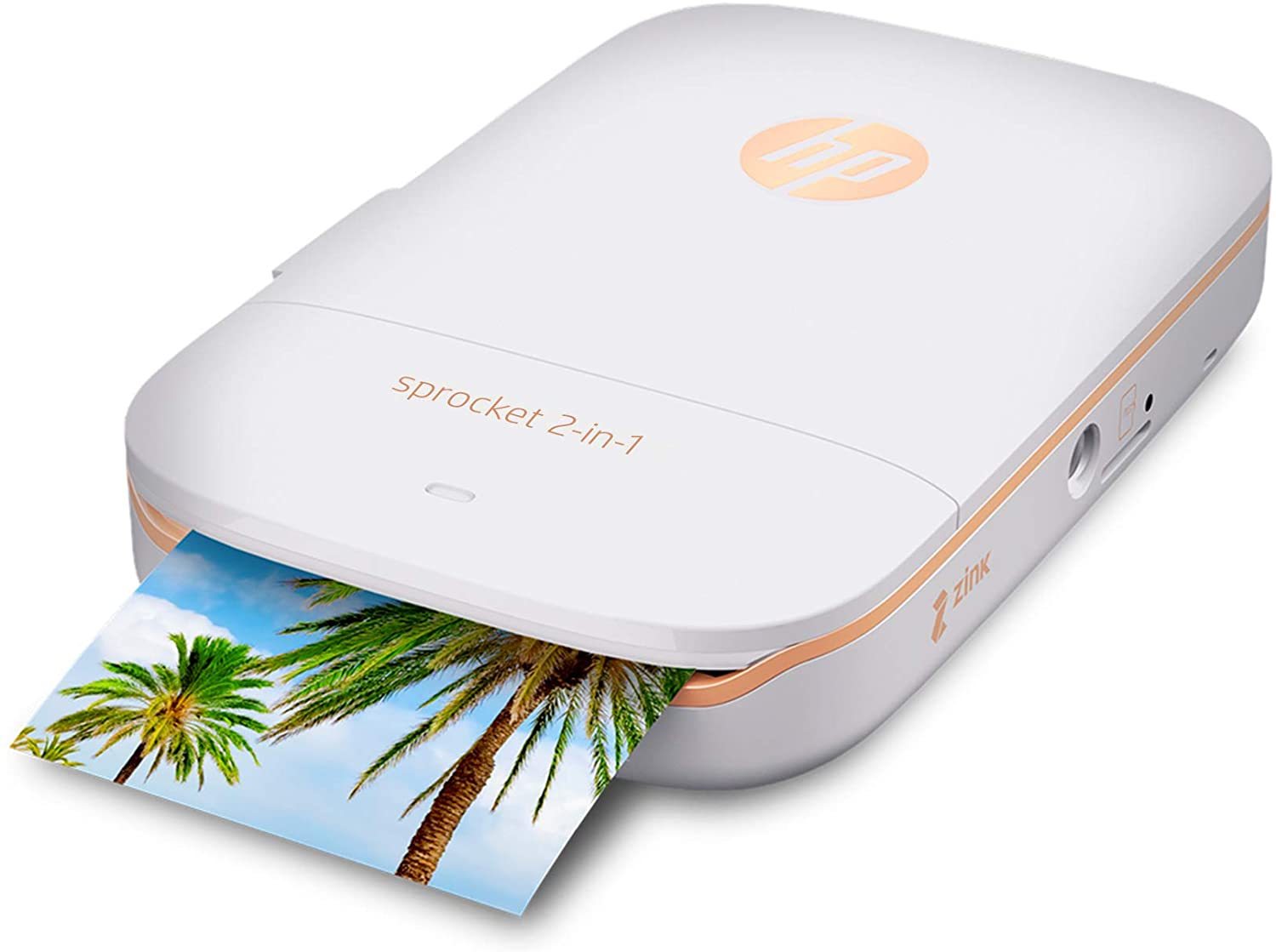 HP Sprocket 2in1 Portable Photo Printer Instant Camera Bundle w/ 8GB