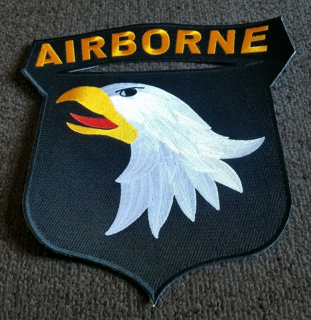 Patch, Embroidered Patch (Iron-On or Sew-On), 101st Airborne Division  Screaming Eagles, 3 Round