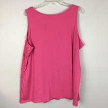 Avenue NWT Women's Pink Scoopneck Sleeveless Shirt Tank Top Size 26/28 ...