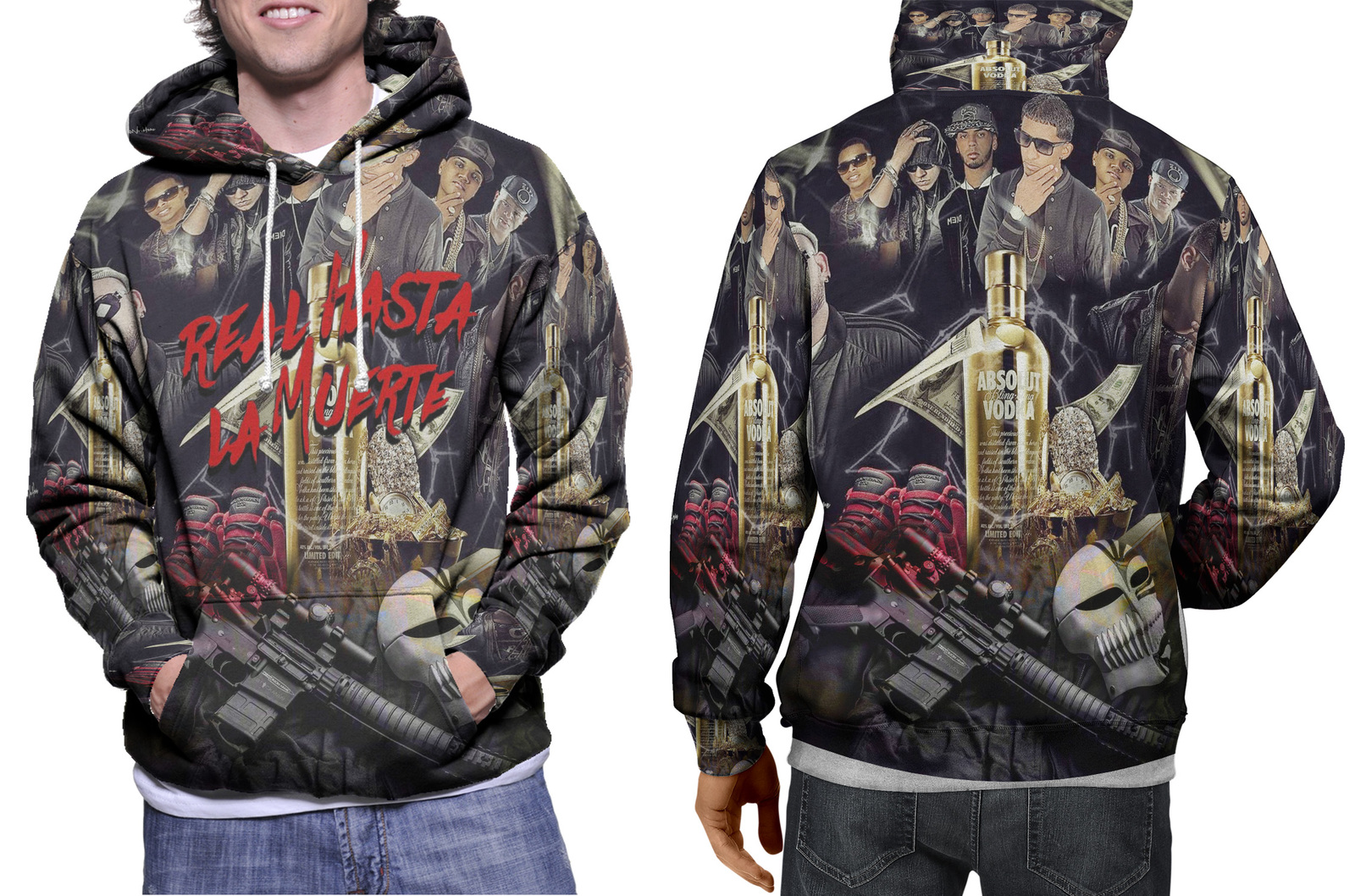 Real Hasta La Muerte Cabron Anuel Aa Hoodie And Similar Items