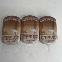 Camel Snus Original Collectable Tin 2 x 3.25” 20 Pouches Empty Embossed ... - $14.00