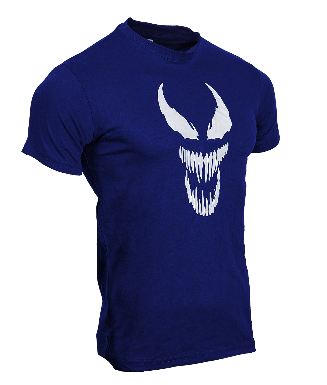 Venom Logo Blue T-Shirt - T-Shirts