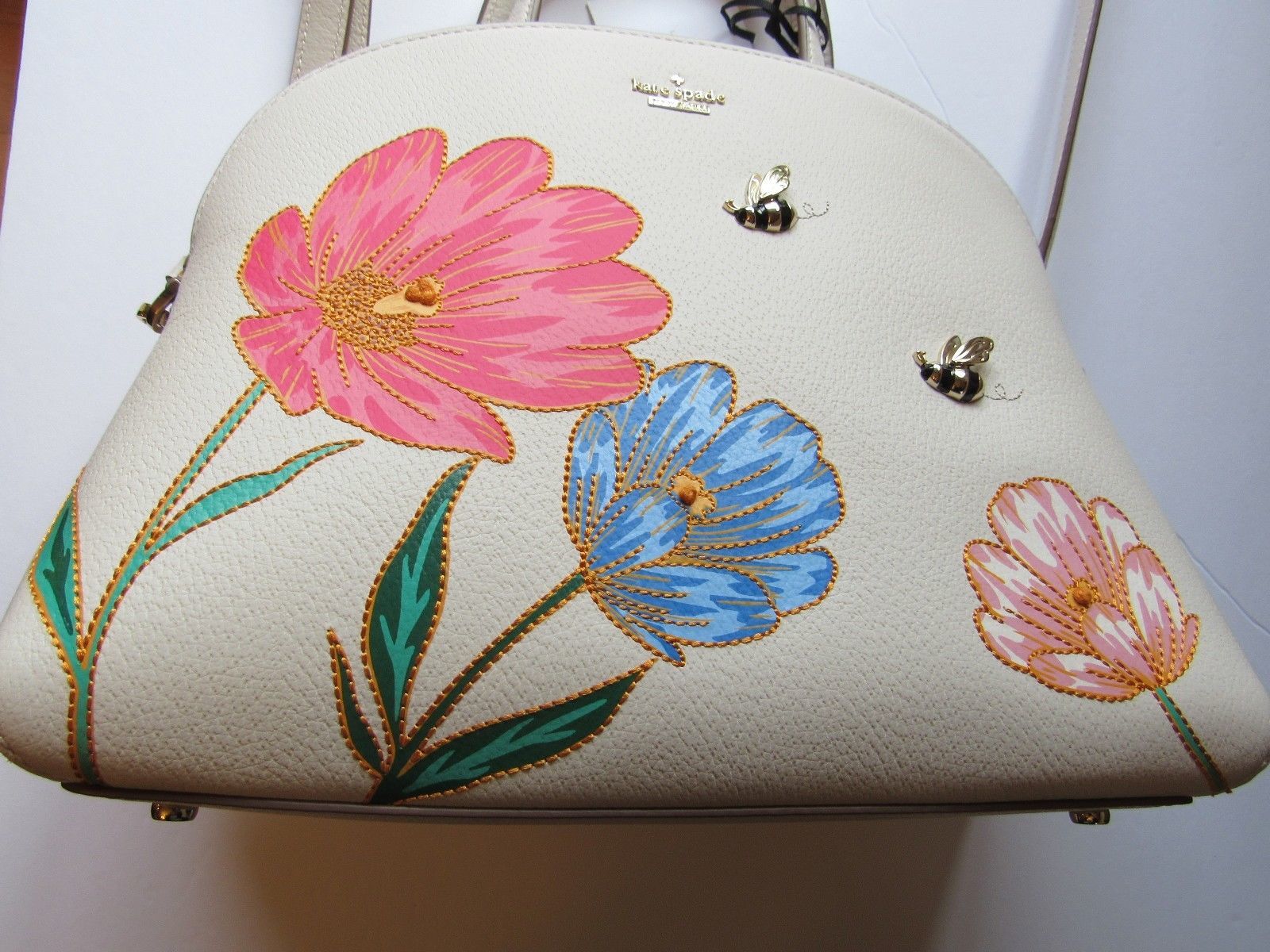 Kate Spade Picnic Perfect Bee LOTTIE Leather Satchel PXRU8822 SOLD OUT