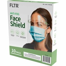 NEW FLTR Anti Fog Face Protection 10 Pack Pure Acrylic Frame